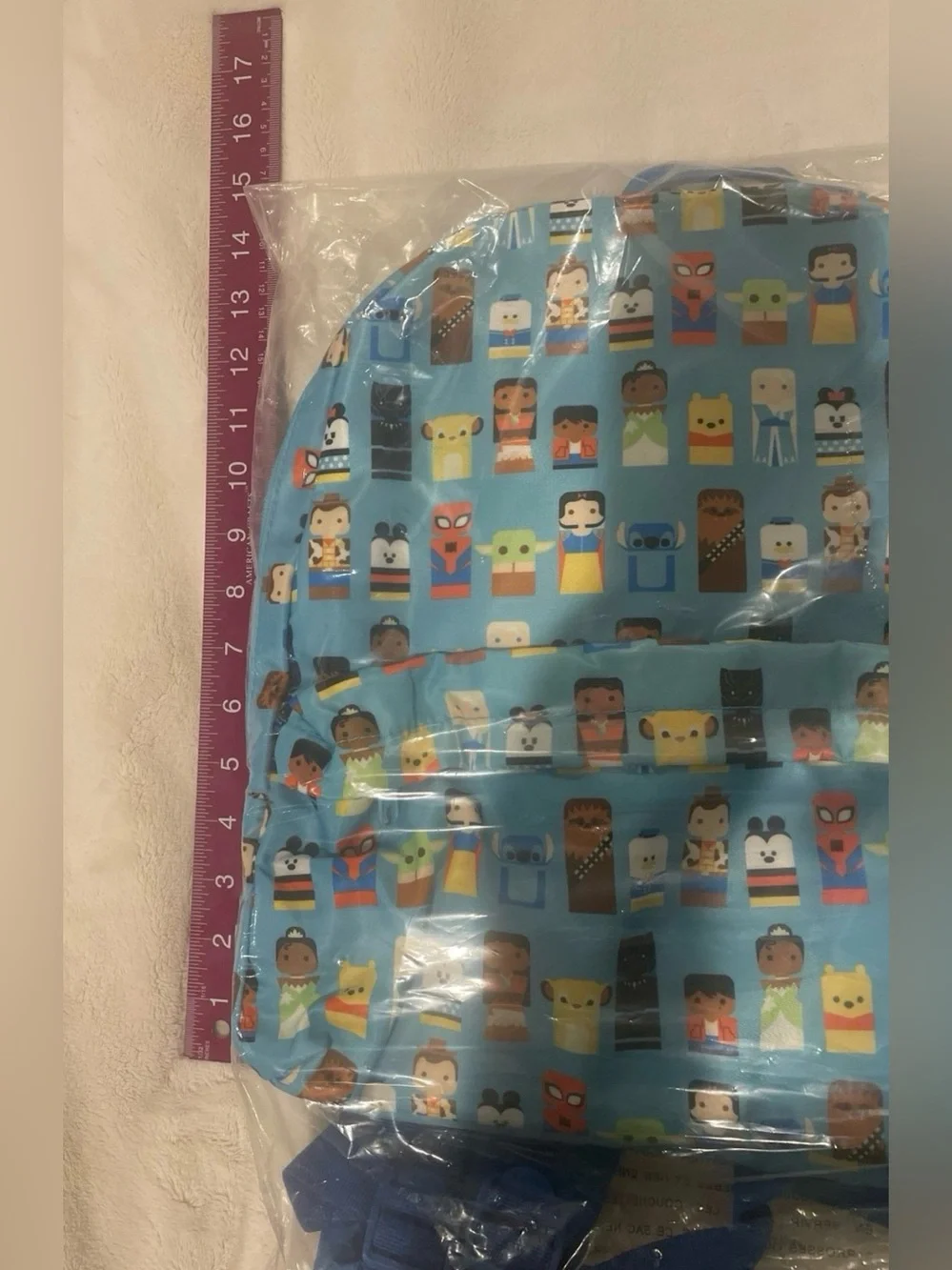 Disney 100 Year Celebration Unified Character Pattern Backpack NWT